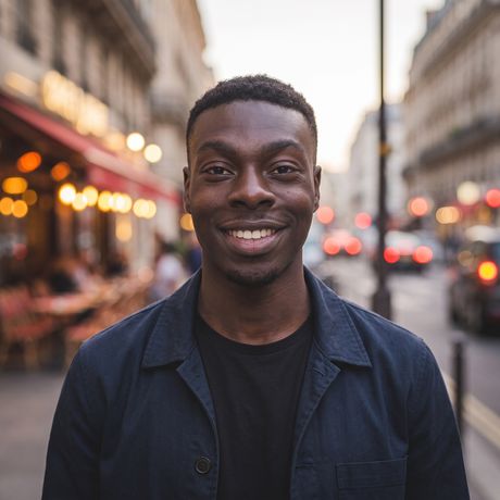 AI professional headshot example