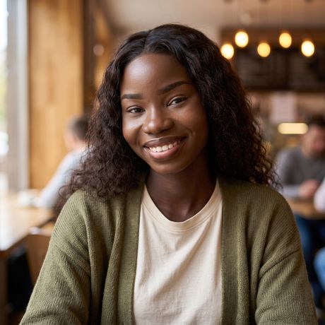 AI professional headshot example