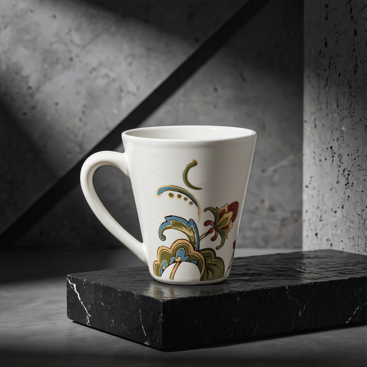 Clean studio e-commerce product shot of the mug